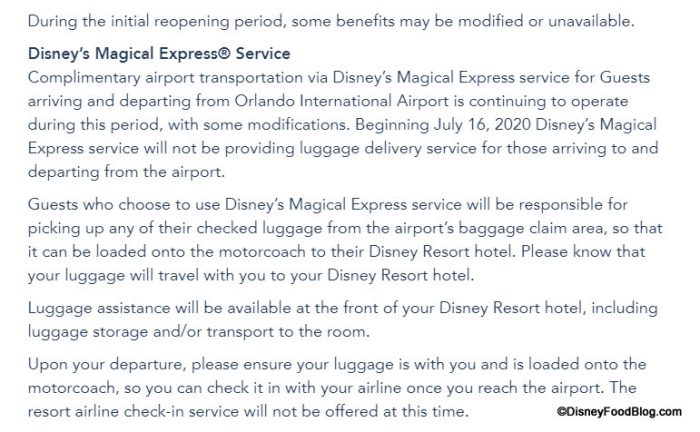 NEWS: Important Update to Disney’s Magical Express Checked Luggage Delivery Service to Walt Disney World 