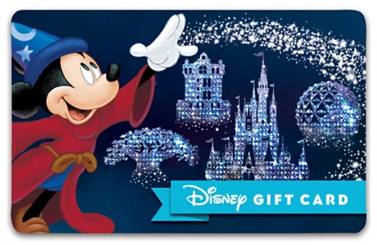 WALT DISNEY PRINCESS BELLE GIFT CARD Disney World Cute