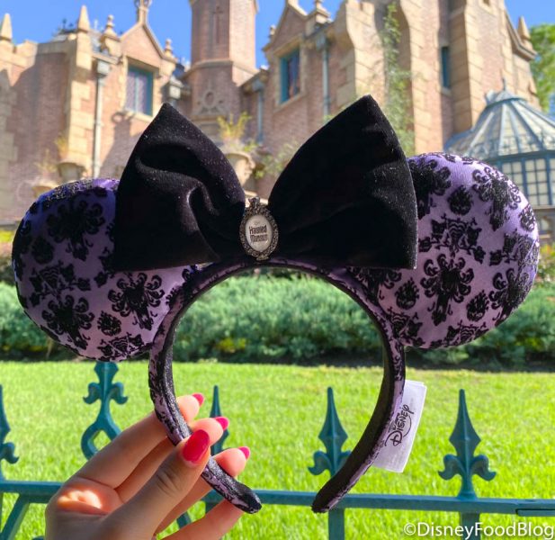 Disney Park Minnie Ears Mickey Cos Haunted Mansion Tightrope Girl Bow Headband 