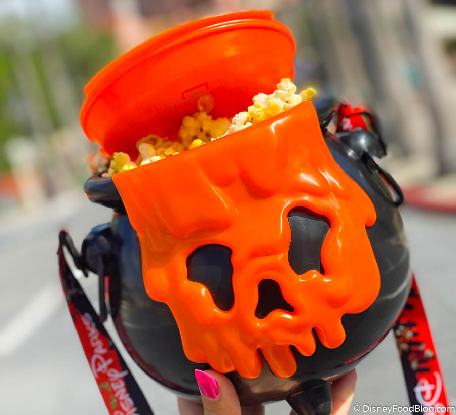 Happy Halloween! The Orange Cauldron Popcorn Bucket Is BACK in Disney
