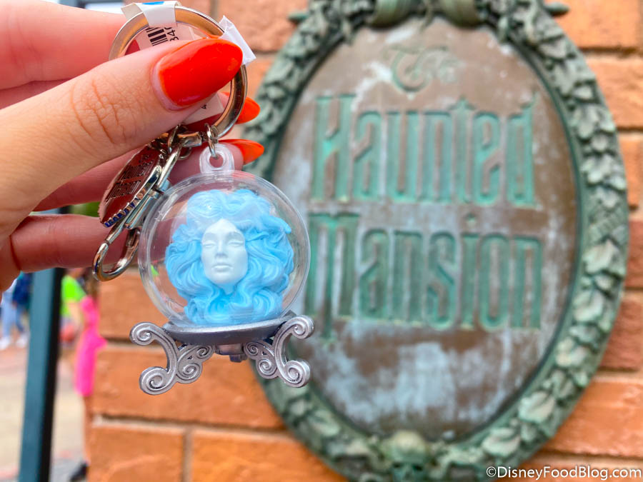 Disney Parks Haunted Mansion Madame Leota Crystal Ball Figure Keychain