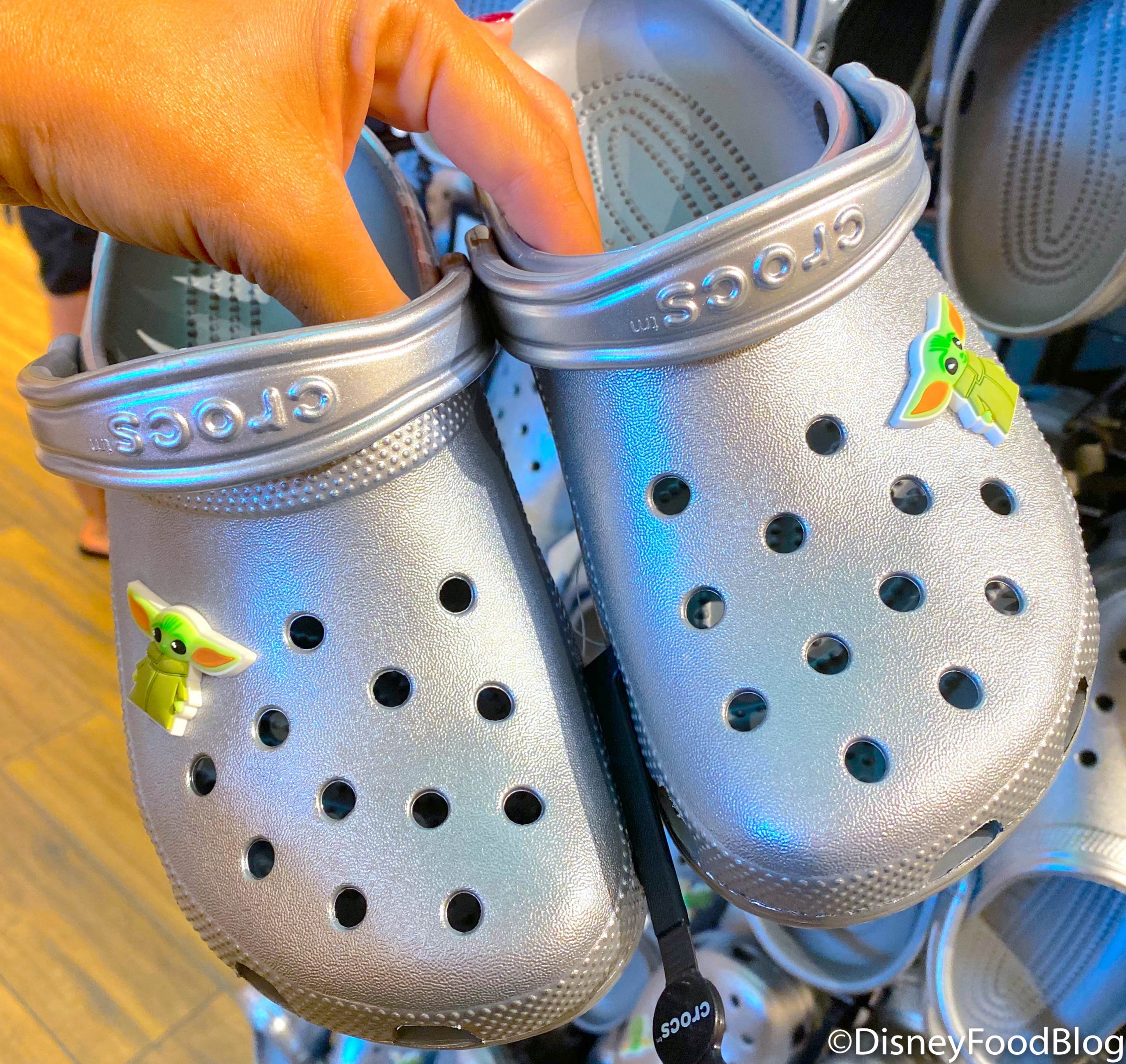 BABY YODA Crocs in Disney World 