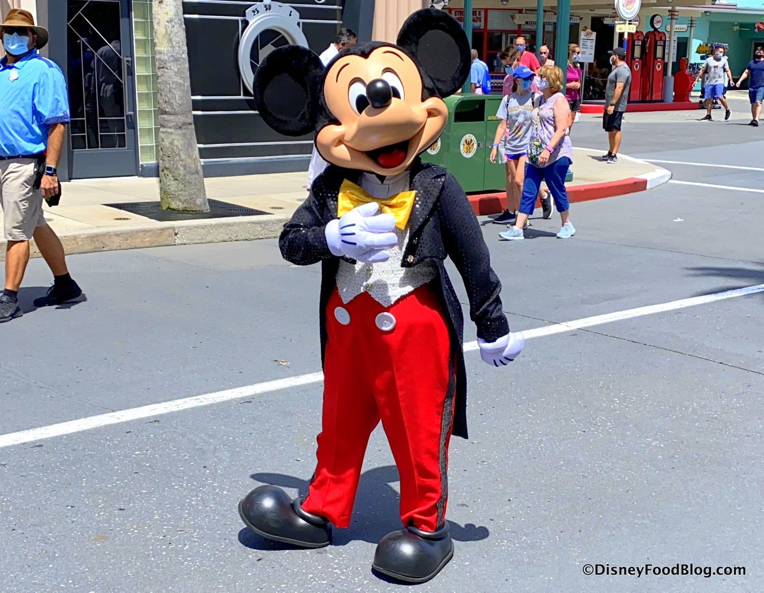 Disney fantasy Funny Goofy with MIckey mouse dress