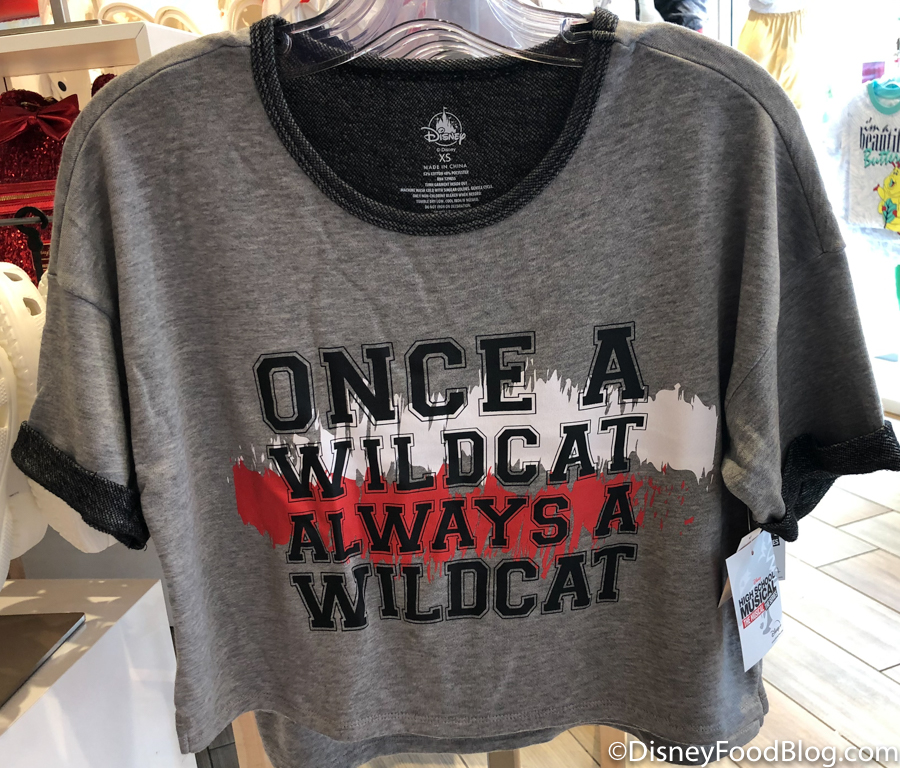 Disney Store HIGH SCHOOL MUSICAL Shirt Top NEW Youth HSM Troy Gabriella Wild Cat 