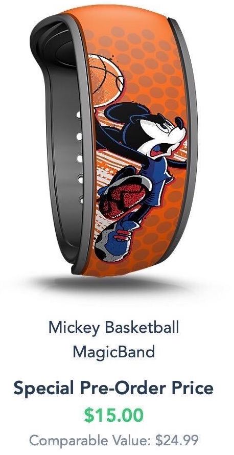 New Disney Basketball Magicbands Are Available For Pre Order The Disney Food Blog