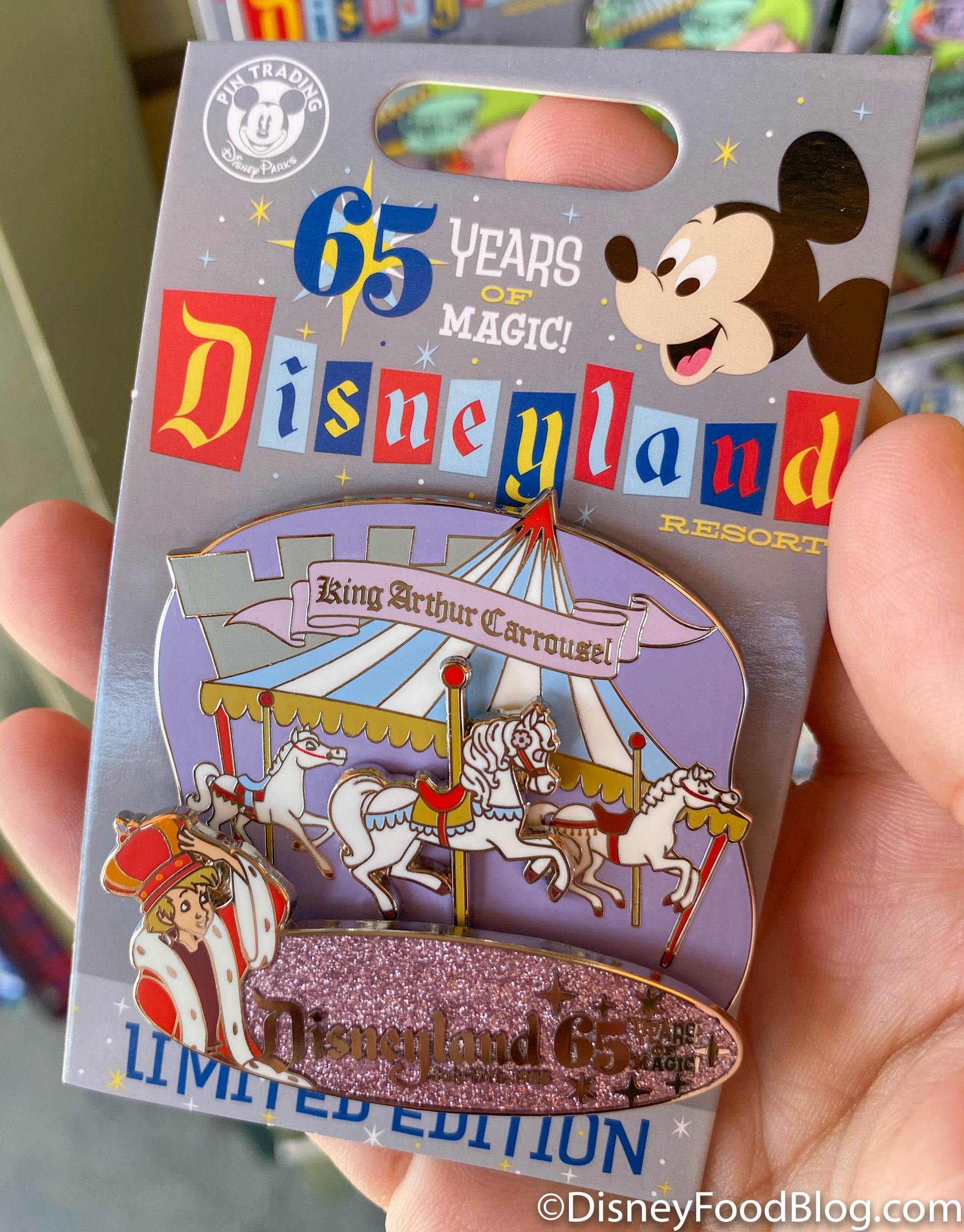 Rocket Disneyland 65th Anniversary 65 Years of Magic Mystery box Pin Limited LR 