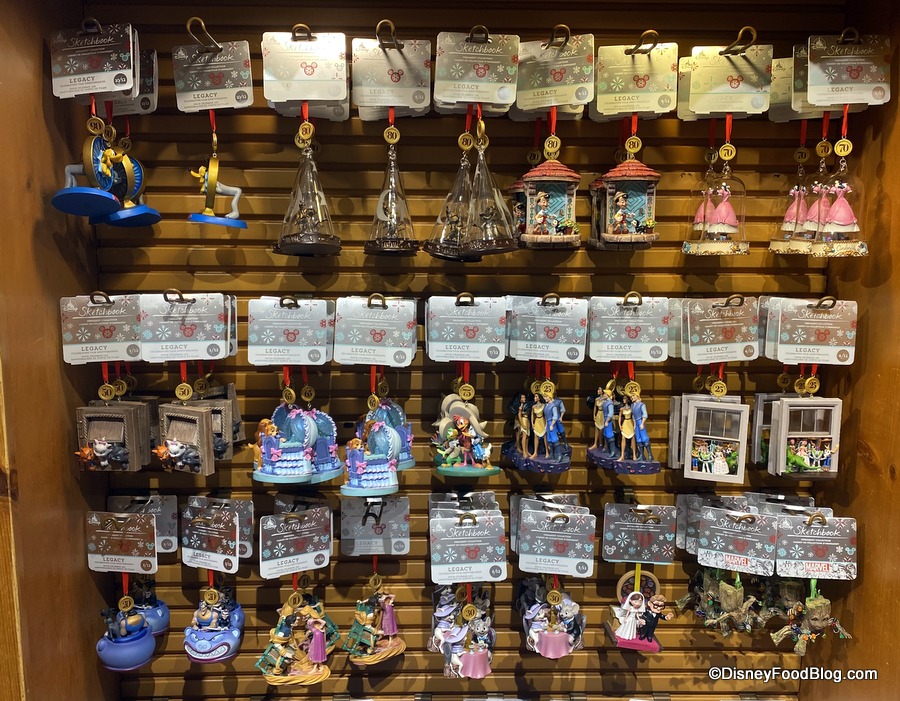 Disney Has TONS of New Legacy Sketchbook Ornaments on shopDisney and at the  Magic Kingdom!