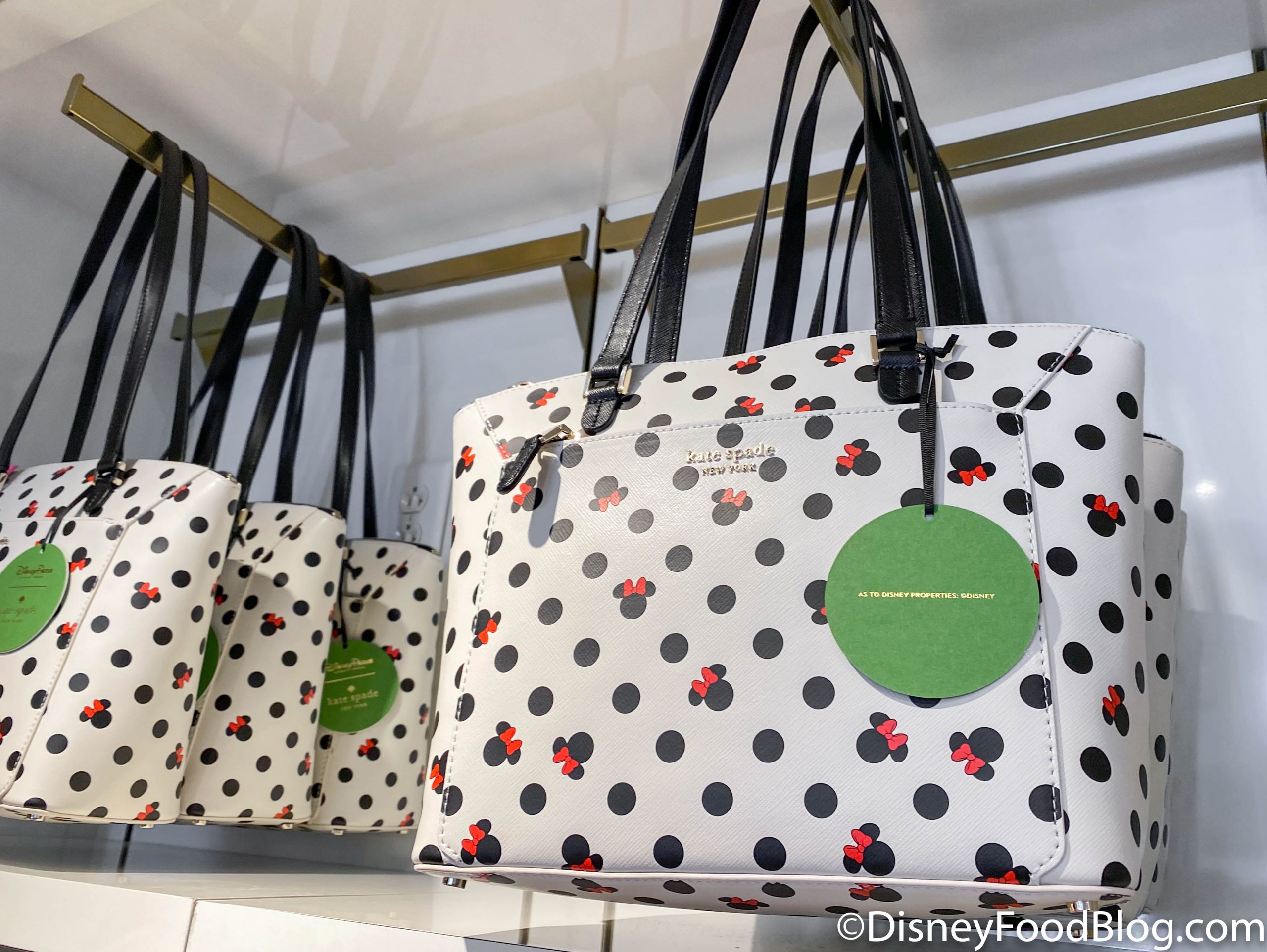 Gewoon dubbel Graf The NEW Kate Spade Minnie Mouse Icon Collection is Now Available in Disney  World! | the disney food blog