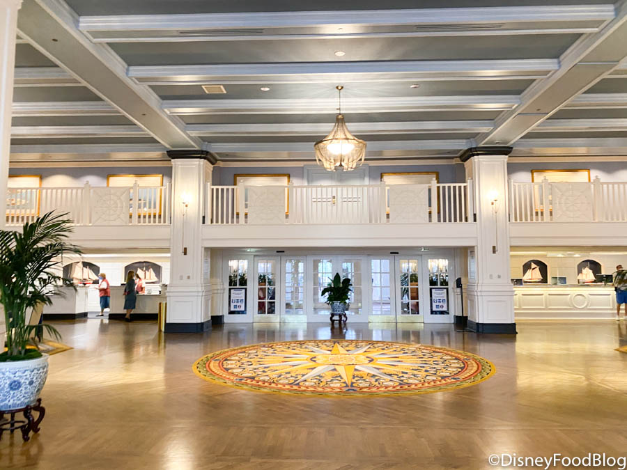 PHOTOS! The Lobby at Disney's Yacht Club Resort Gets More Updates! | the  disney food blog