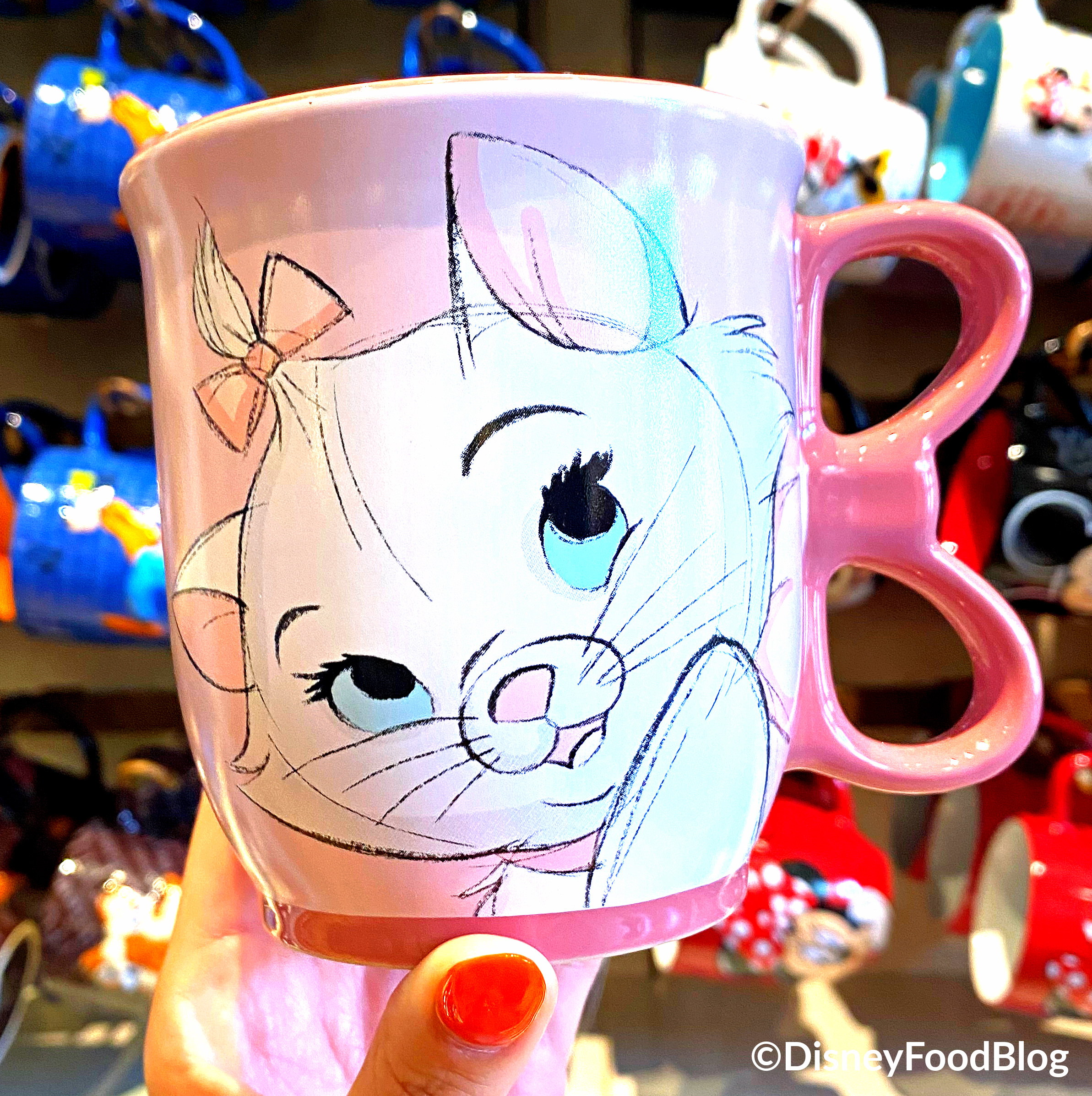 We Found A Purrfect Marie Coffee Mug in Disney World!