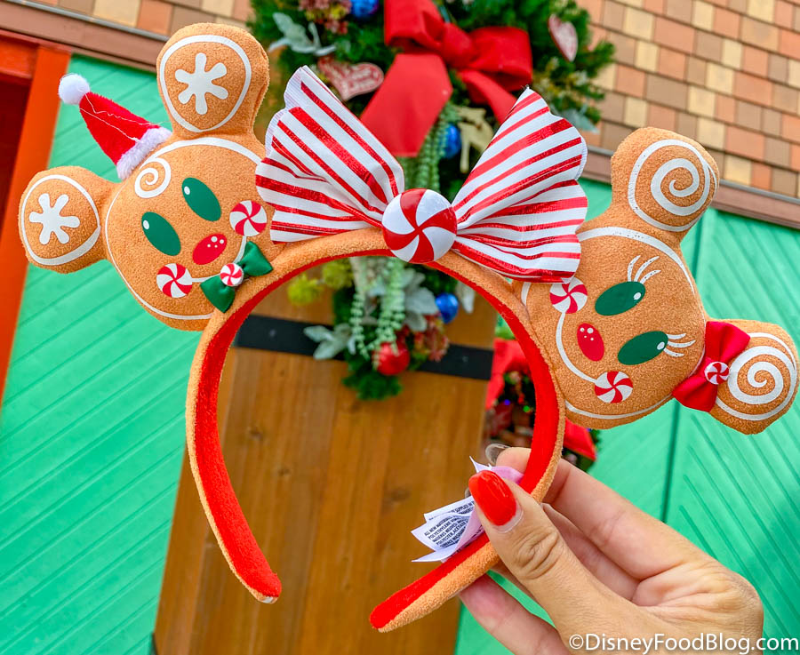 The Gingerbread Minnie Ears Are BACK (With a Bit of a Glow Up) in Disney  World! | the disney food blog