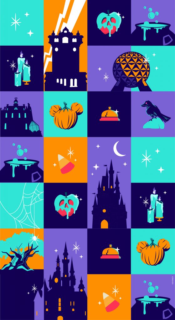Disney S Halloween Wallpapers Giphy Stickers Will Add Some Spooky Fun To Your Devices The Disney Food Blog