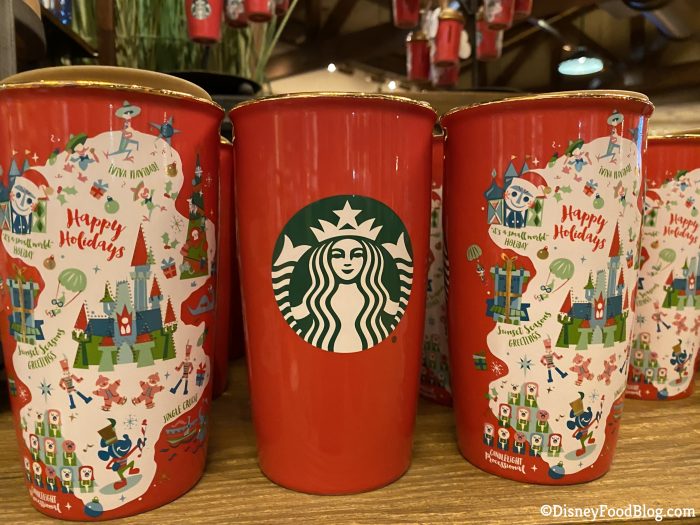 PHOTOS: The NEW Disney World Starbucks Holiday Mug Is Now