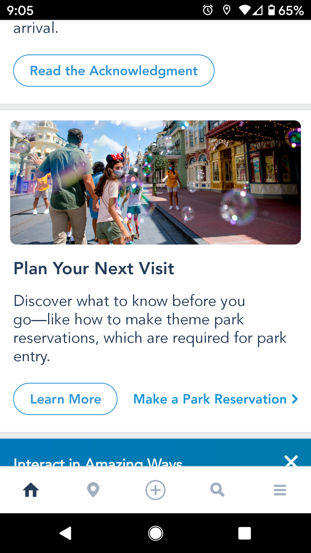NEWS: The Disney World App Now Has a Link To Make Park Pass Reservations