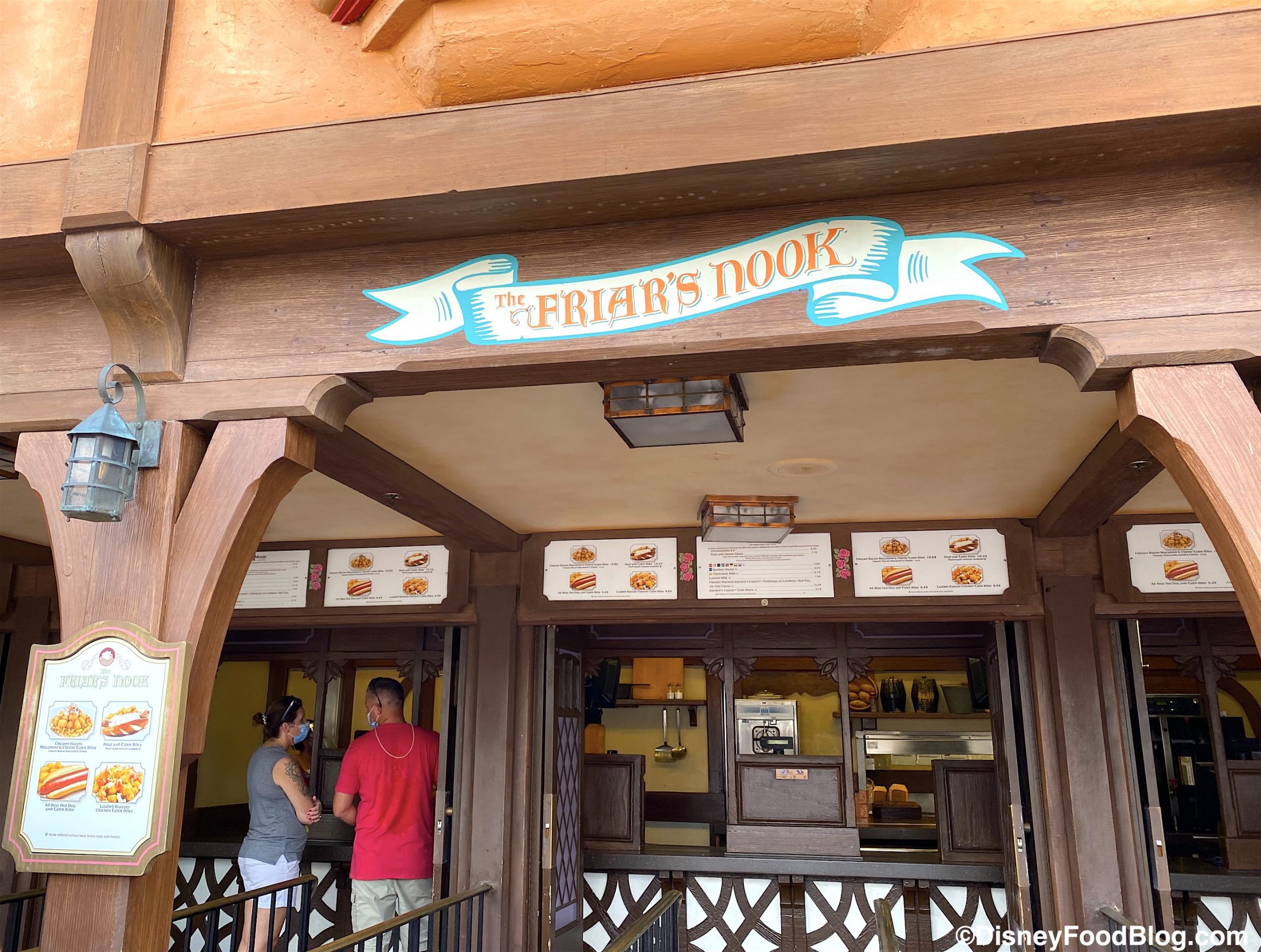 PHOTOS: McDonald's Fry Signage Spotted at The Friar's Nook at Magic Kingdom  - WDW News Today
