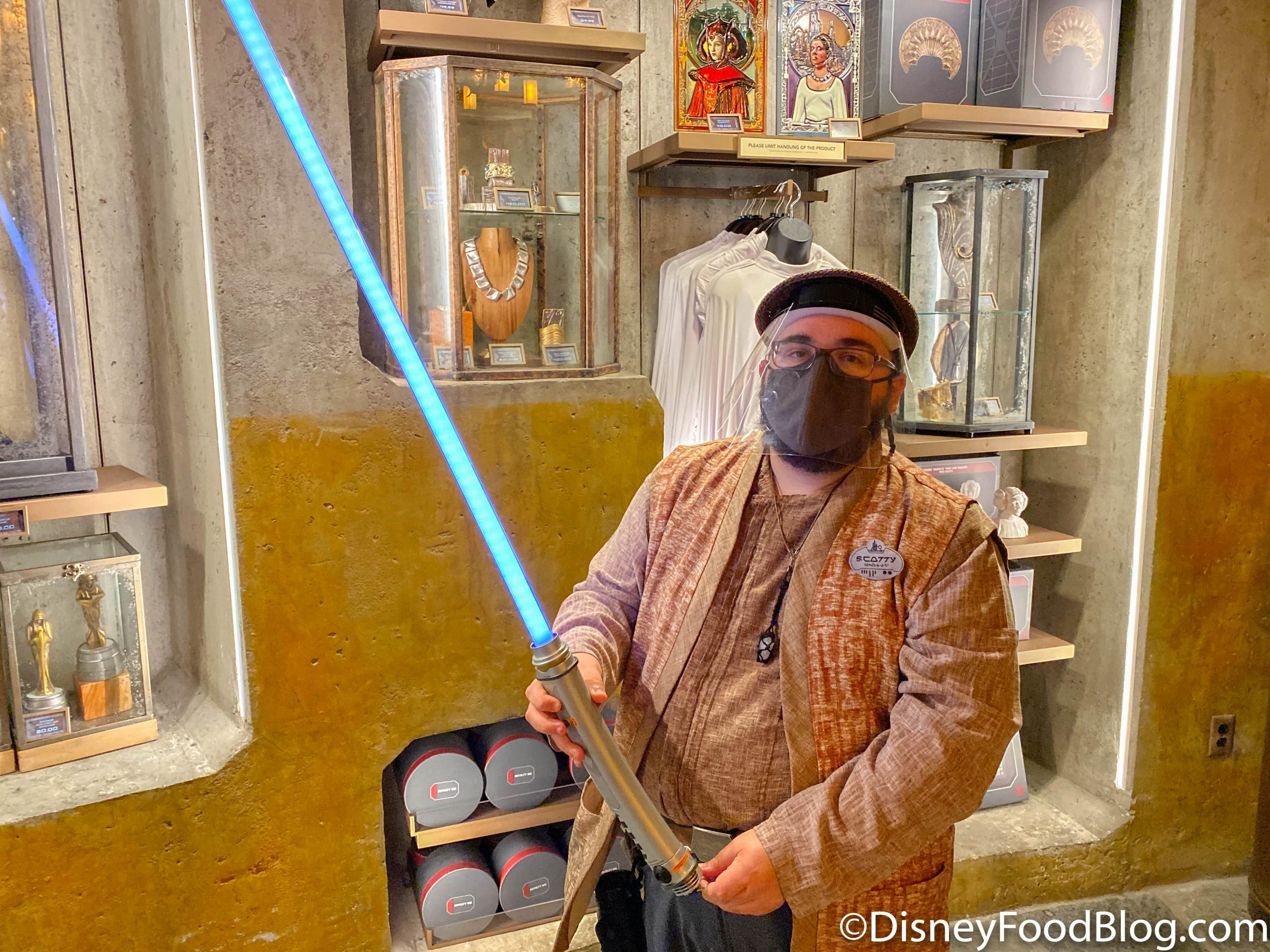 Photos Ahsoka Tano S White Lightsaber Hilts Are Back In Disney World The Disney Food Blog