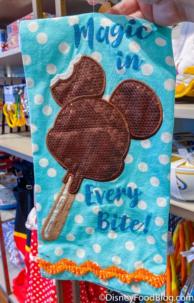 2020 Disney Parks Home Magic in Every Bite Mickey Ice Cream Bar Kitchen Towel