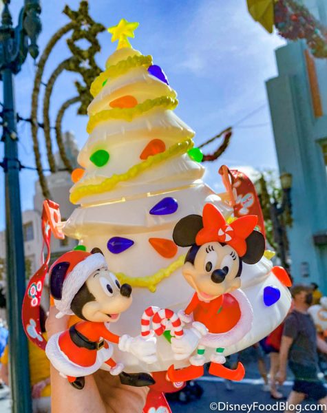 Disney Parks 2020 Mickey Minnie Mouse Christmas Tree Light Up Popcorn Bucket