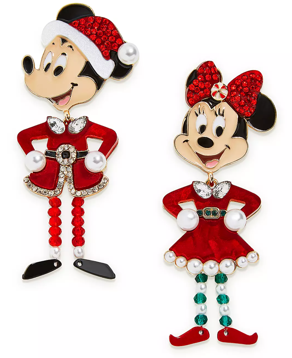 Disney Earrings - Baublebar Mickey and Minnie Holiday 2022