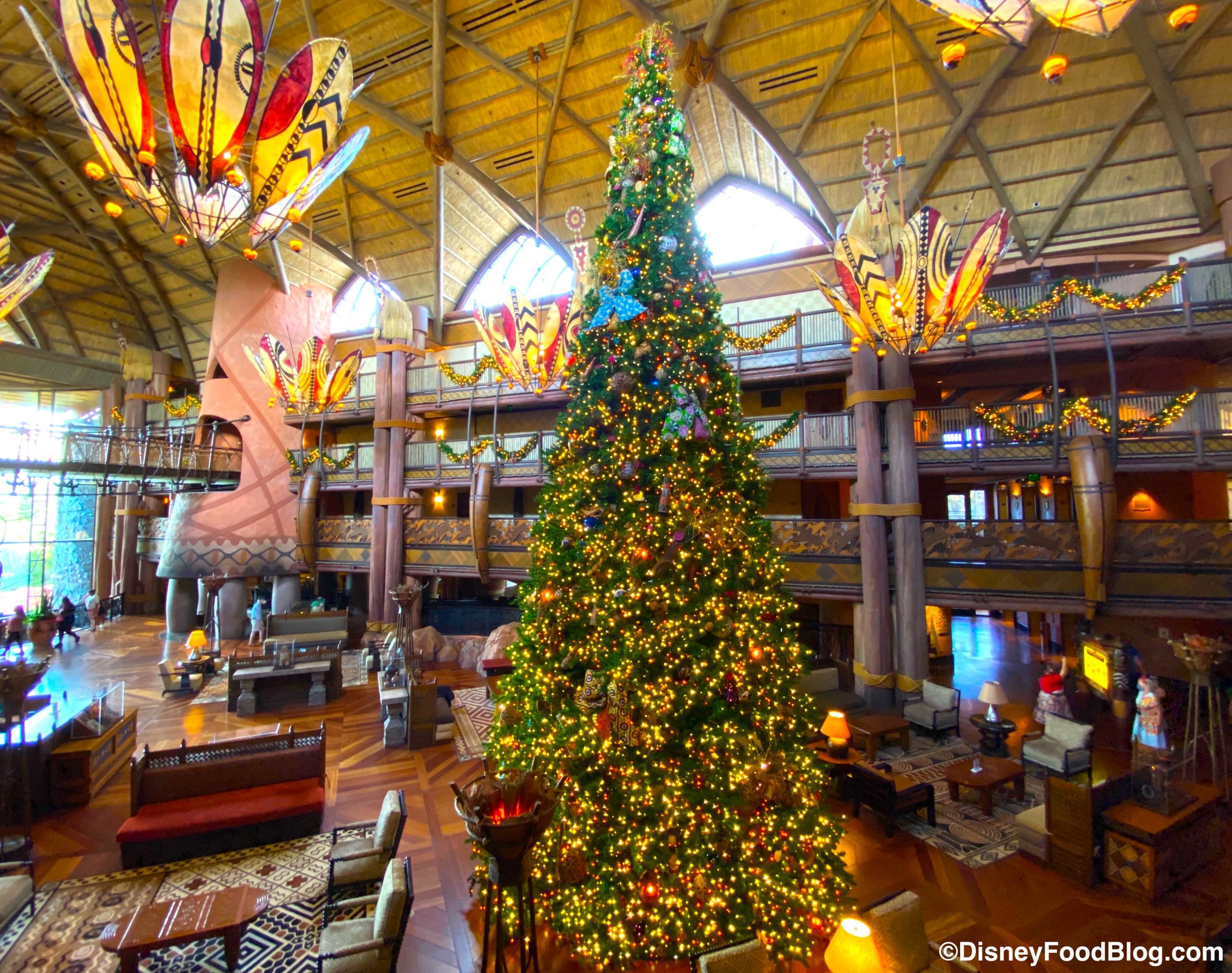 Animal Kingdom Lodge at Christmas - Disney Tourist Blog