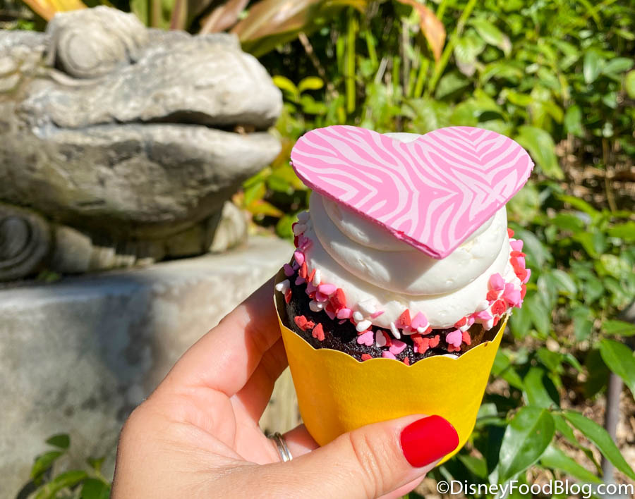 Review This Cupcake in Disney’s Animal Kingdom is a Chocolateand