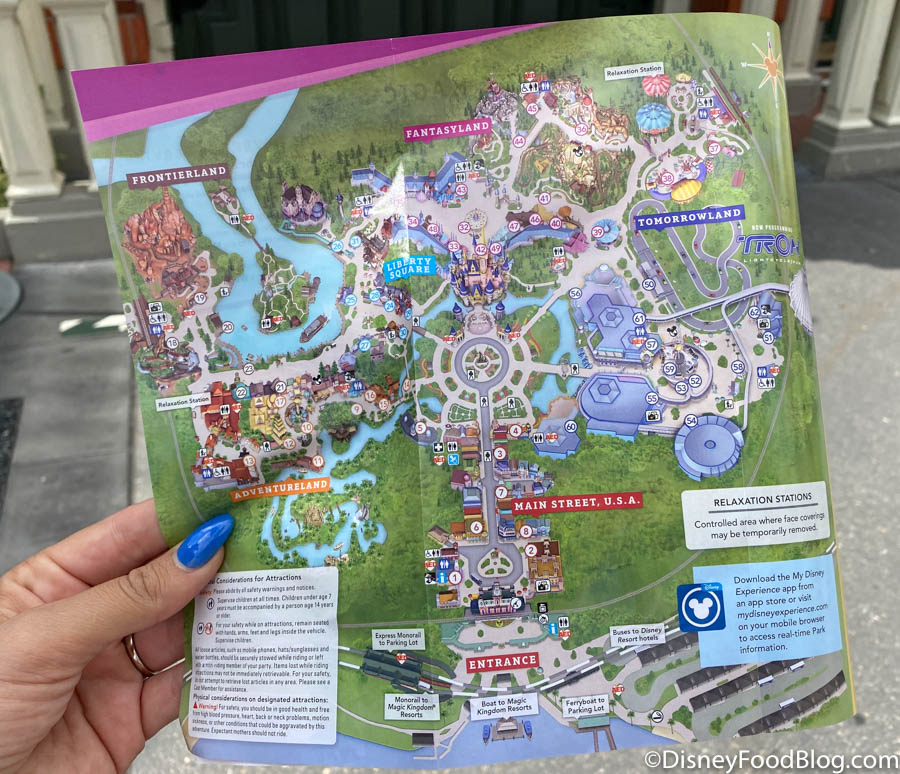 Magic Kingdom Released a New Park Map With Some BIG Changes the