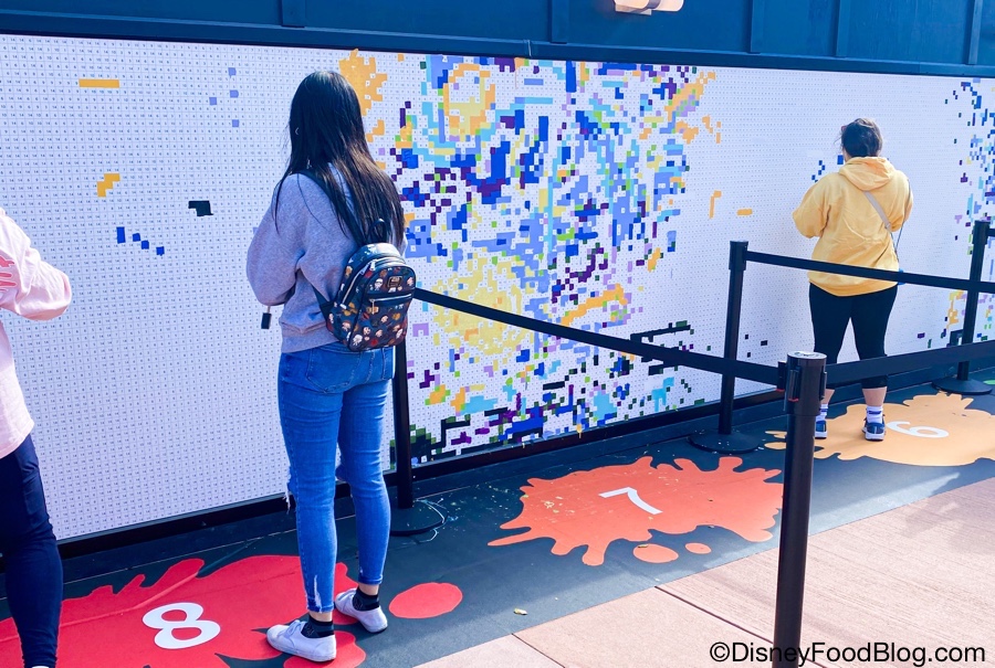 The Interactive Paint-by-Number Mural at EPCOT's Festival of the Arts is  Back! 