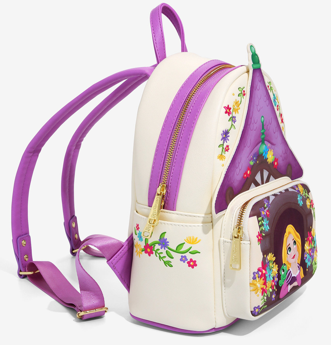 Loungefly Disney Tangled Rapunzel Scenes Mini Backpack New