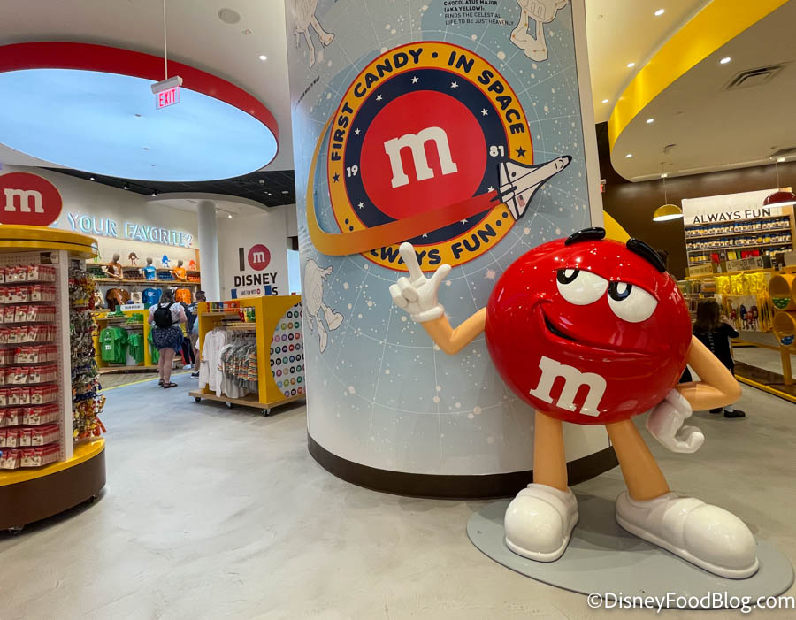 M&M'S characters now appearing for meet and greets at Walt Disney