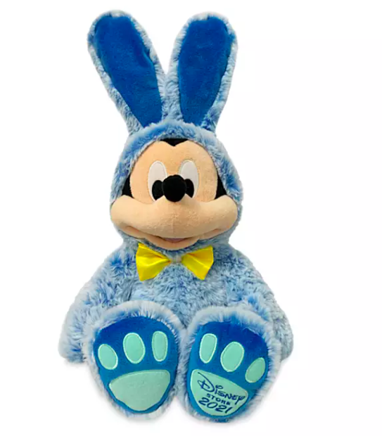 BNWT Disney Store Soft Plush 18" Mickey Mouse as the Easter Bunny Doll Toy 