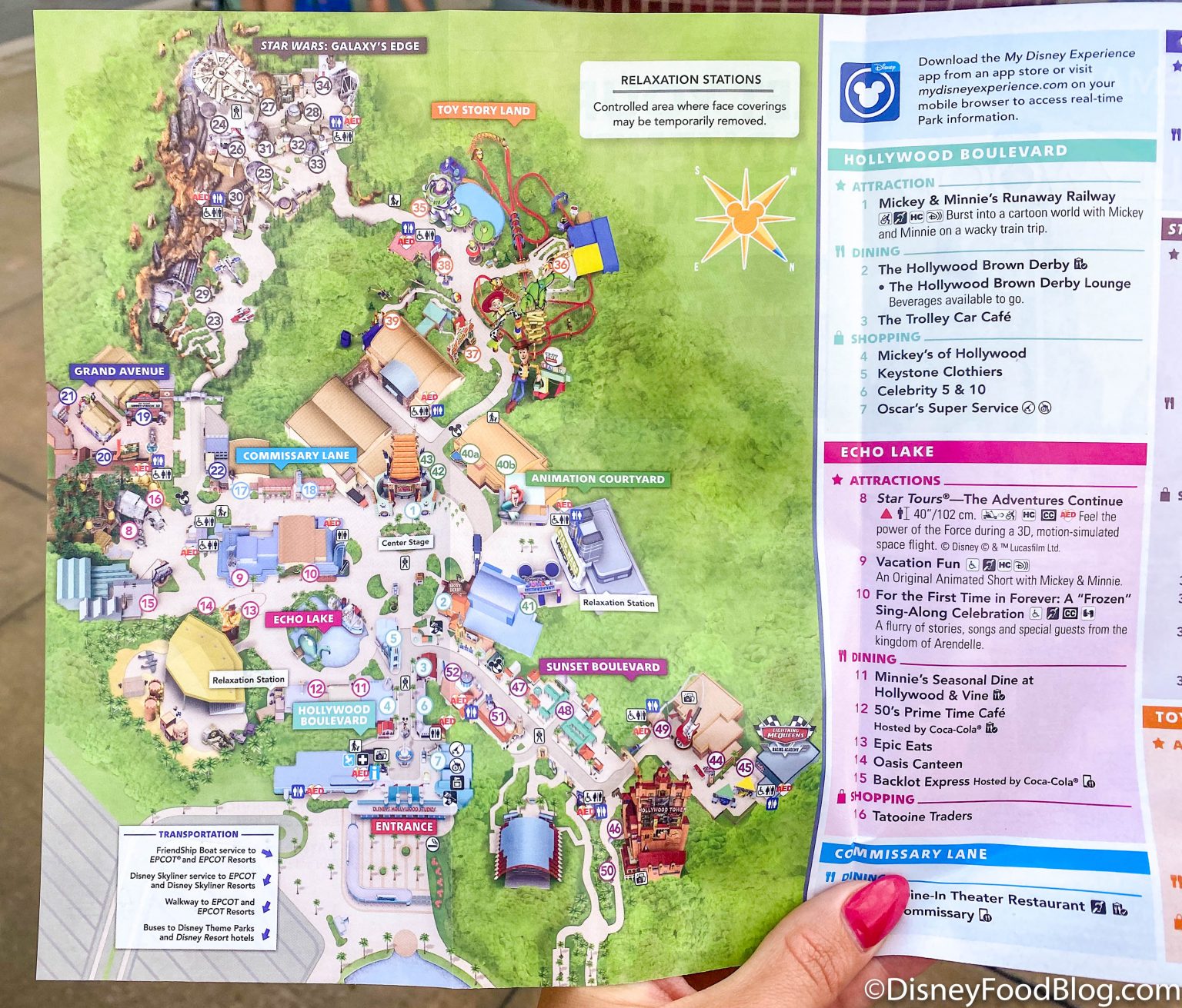 PHOTOS Disney’s Hollywood Studios Has a NEW Park Map! Disney by Mark
