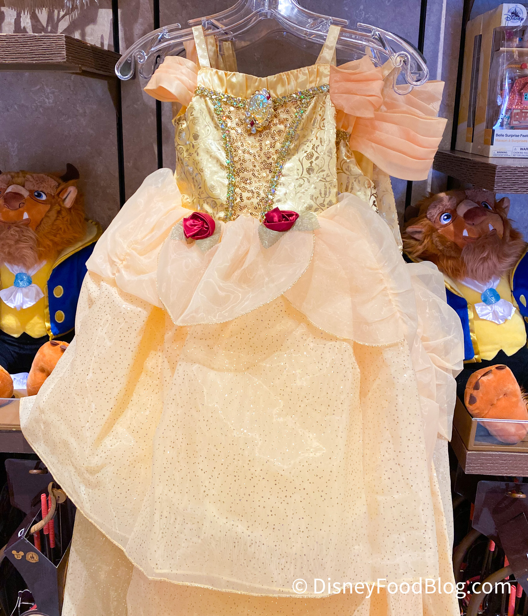 Amazon.com: Disney's Beauty and the Beast Adult Premium Belle Costume,  Women's Belle Yellow Gown Outfit for Halloween and Roleplay Large :  Clothing, Shoes & Jewelry