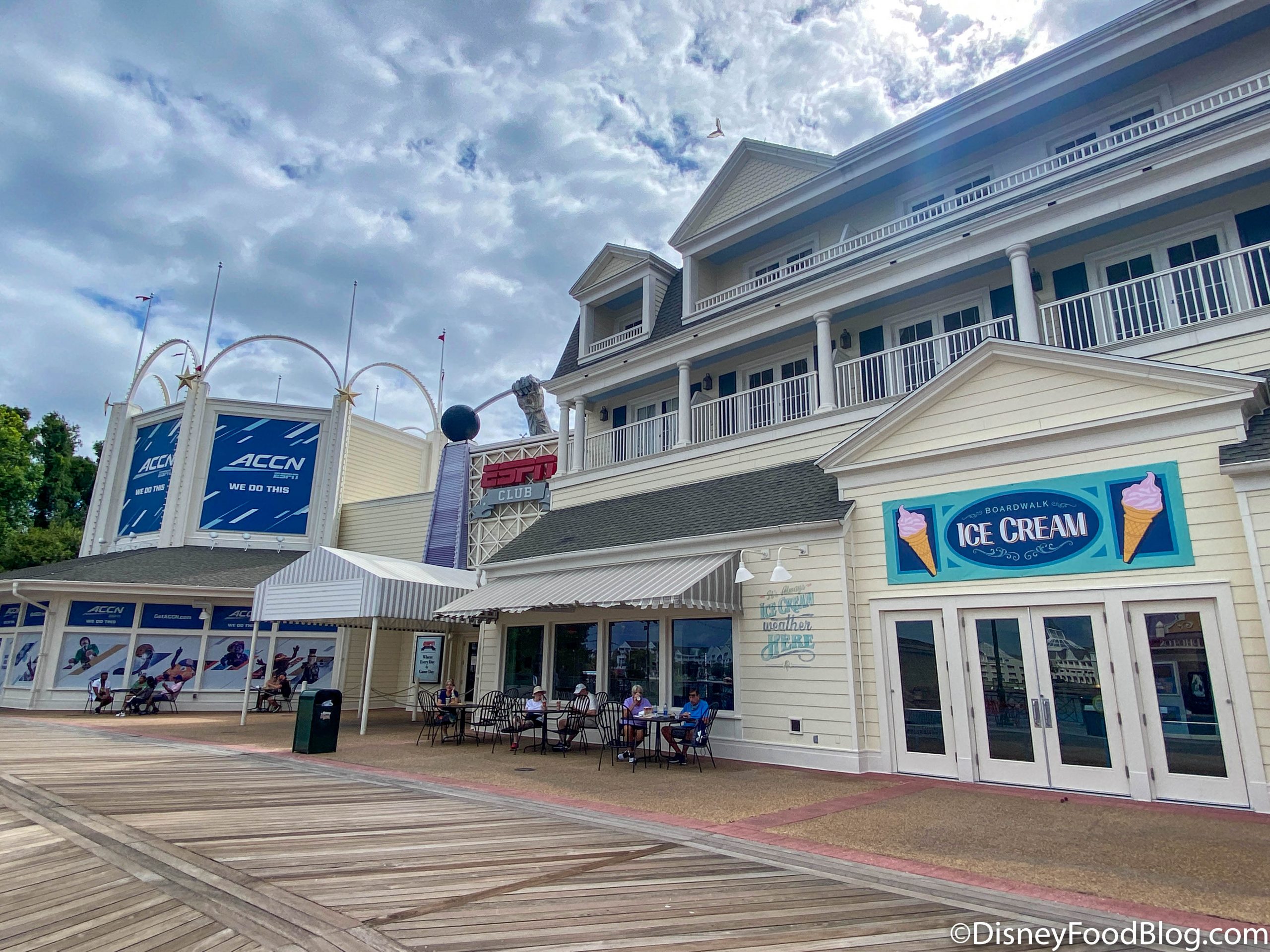 REVIEW of the NEW BoardWalk Ice Cream Shop in Disney World!