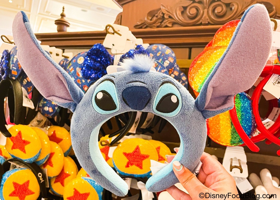 Shanghai Disneyland - Stitch Plush with Ice Cream Headband