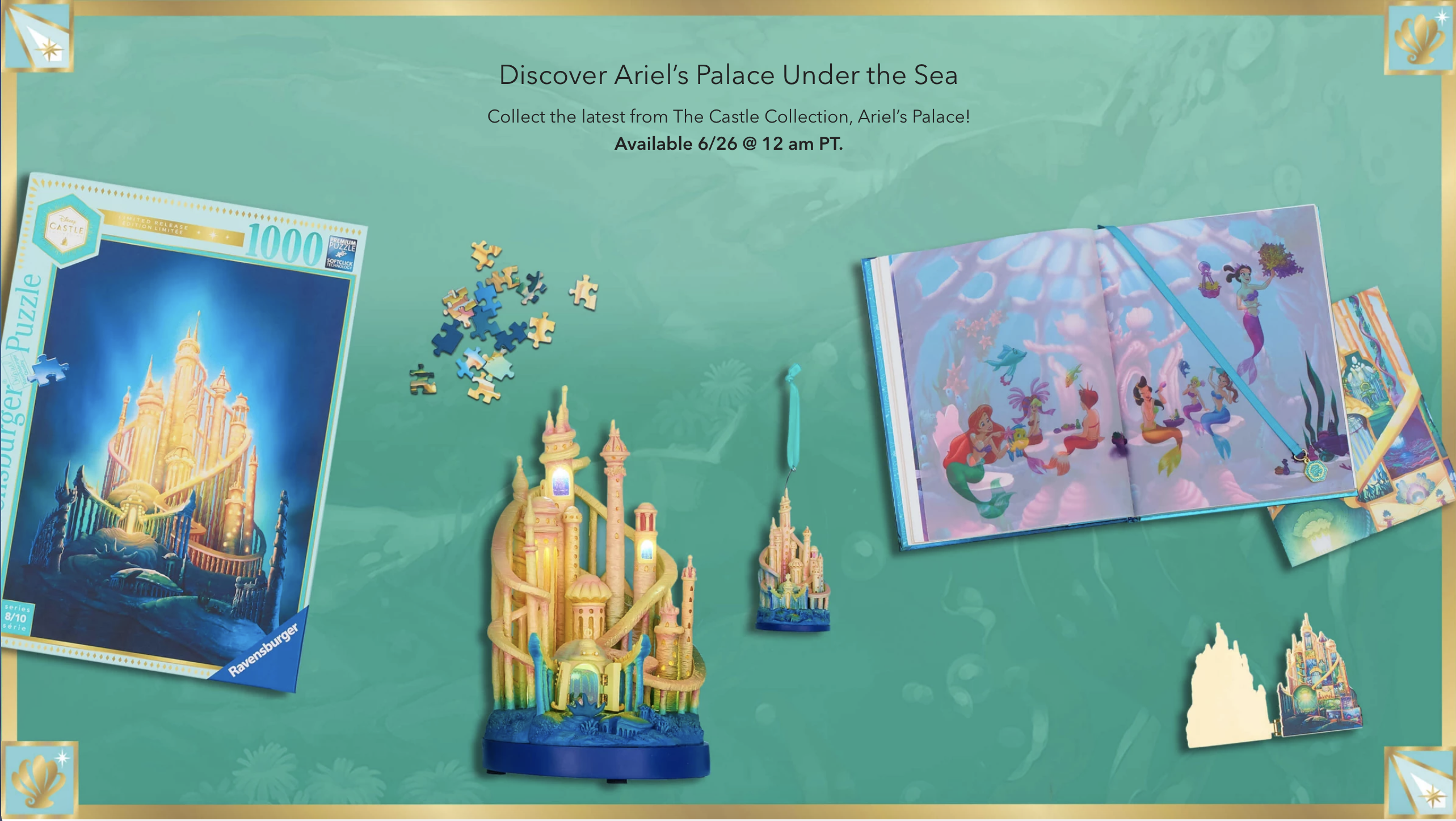 Bandai Castle Craft Collection The Little Mermaid Plamodel From Japan1 for sale online 