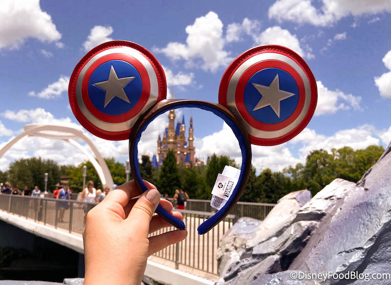 Captain America mickey ears