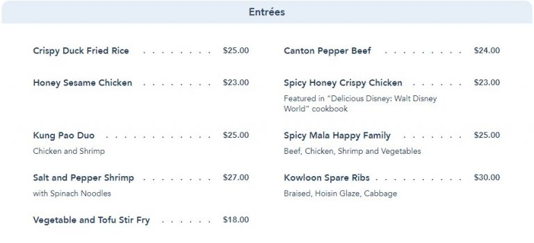 All the Disney World Menu Changes and Restaurant Price INCREASES From ...