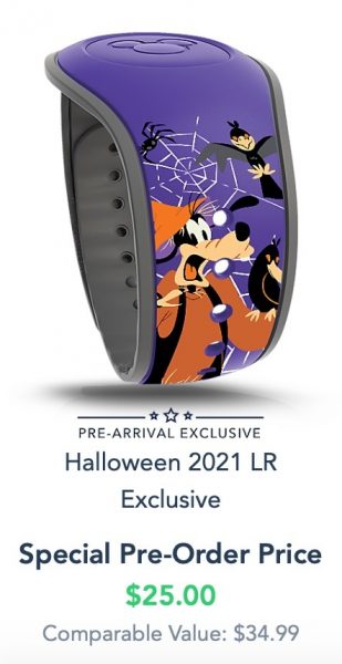 DISNEY PARKS All Over Cluster Goofy PURPLE Magic Band Magicband 2 Unlinked 