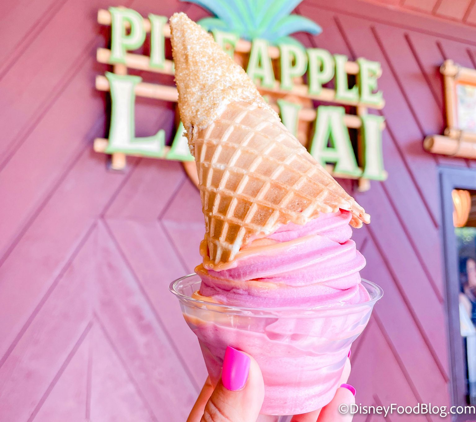 PHOTOS: There's a New MOANA-Themed Dole Whip Cone in Disney World ...