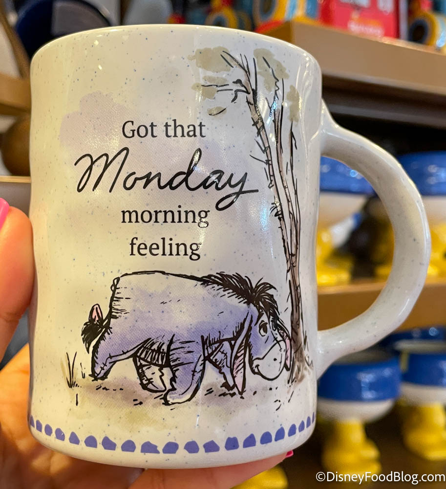 Disney Parks Tired and Grumpy Morning Coffee Mug New 