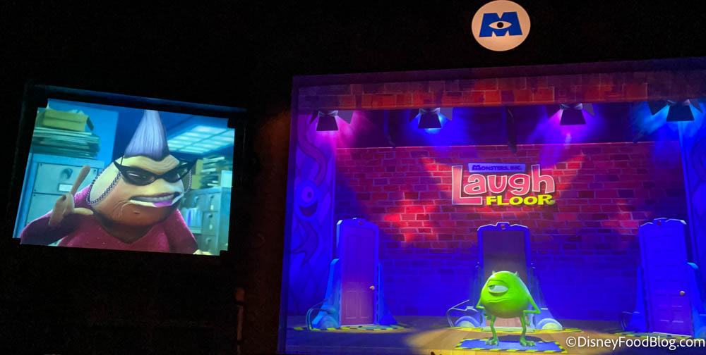 PHOTOS: New Monsters Inc. Laugh Floor Sign Brings 70's Tomorrowland Back to  Magic Kingdom - WDW News Today