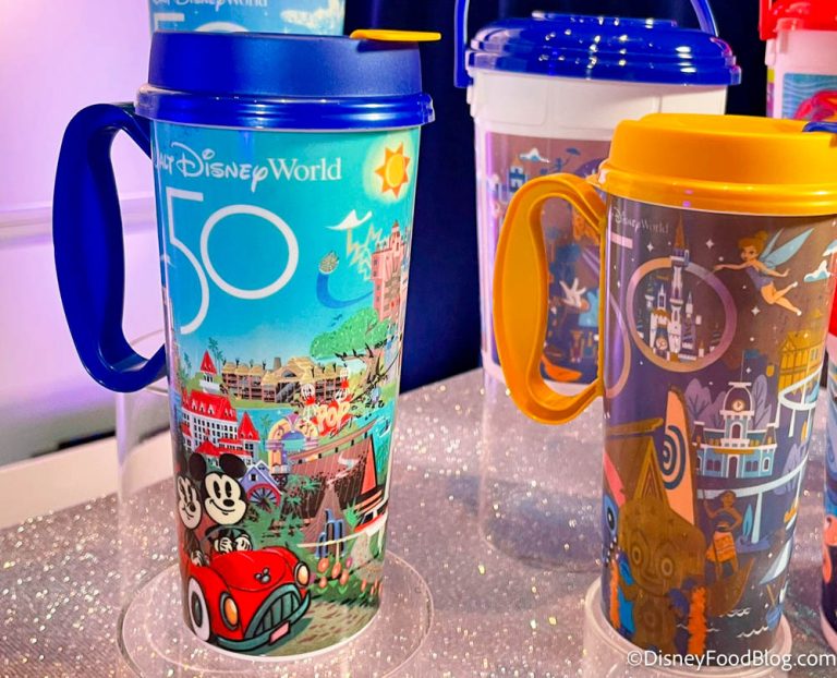 PHOTOS See the NEW Refillable Hotel Mugs for Disney World’s 50th