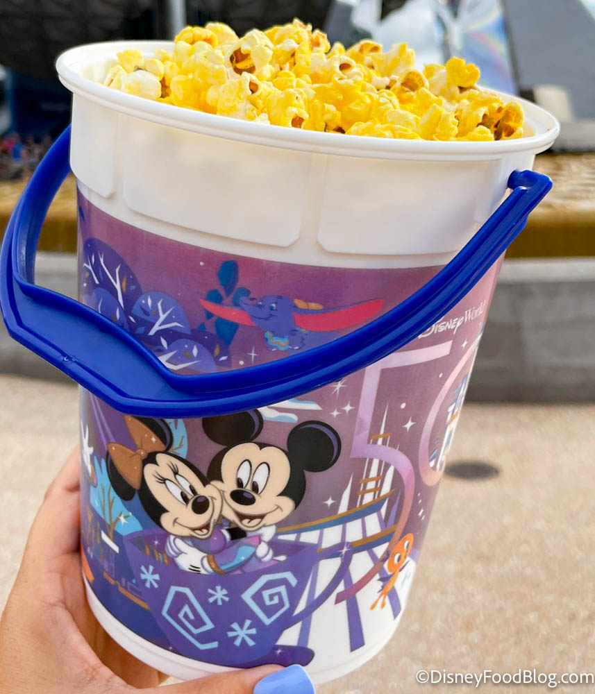 A NEW 50th Anniversary Popcorn Bucket Has Arrived in Disney World