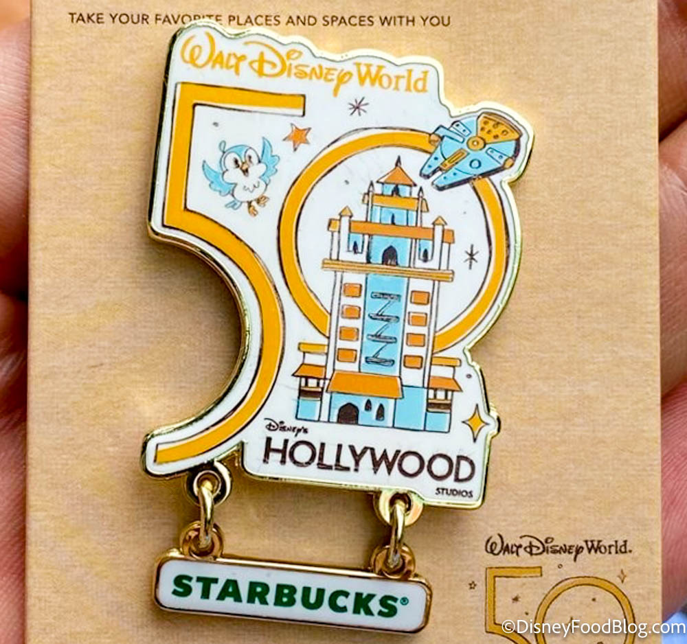 Walt Disney World 50th Anniversary Starbucks Disney Pin Set