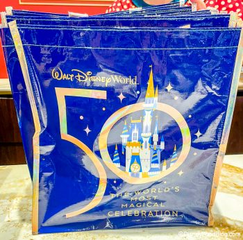 PHOTOS: New 50th Anniversary Reusable Bags Now in Disney World! | the ...