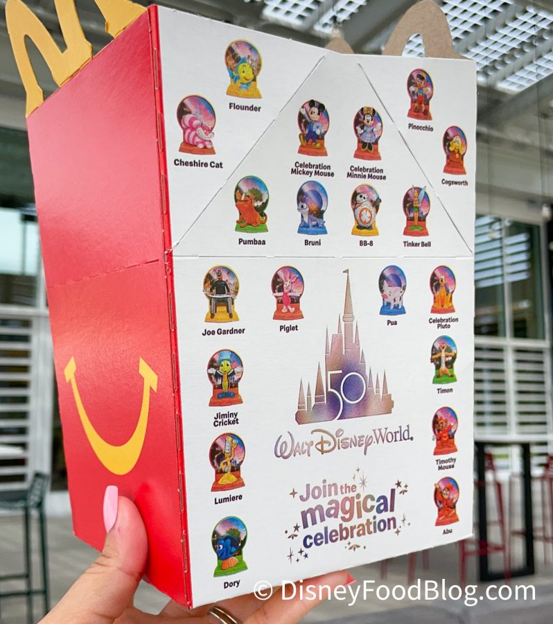 2021 McDonald's Disney's 50th Anniversary Walt Disney World Happy Meal Toys! 