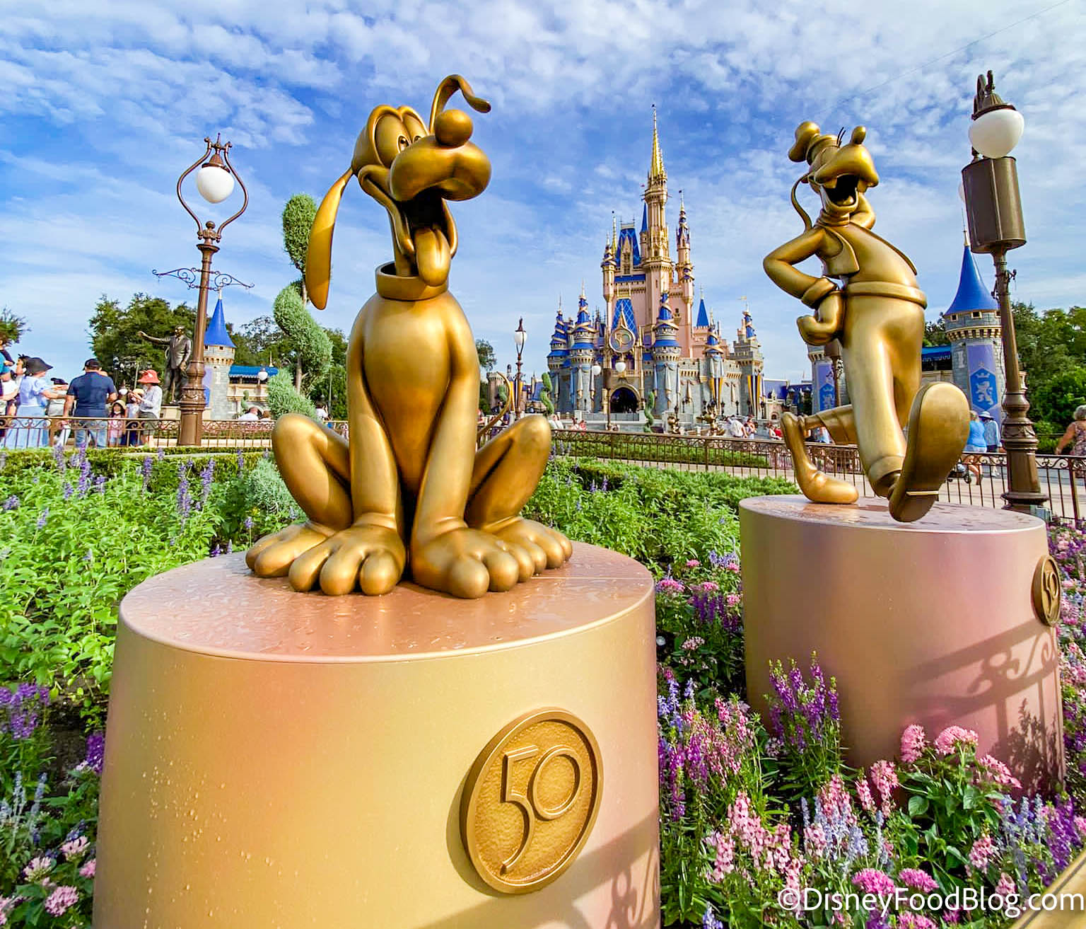 The Golden Character Statues at Animal Kingdom Are *GASP* Disney Animals! |  the disney food blog