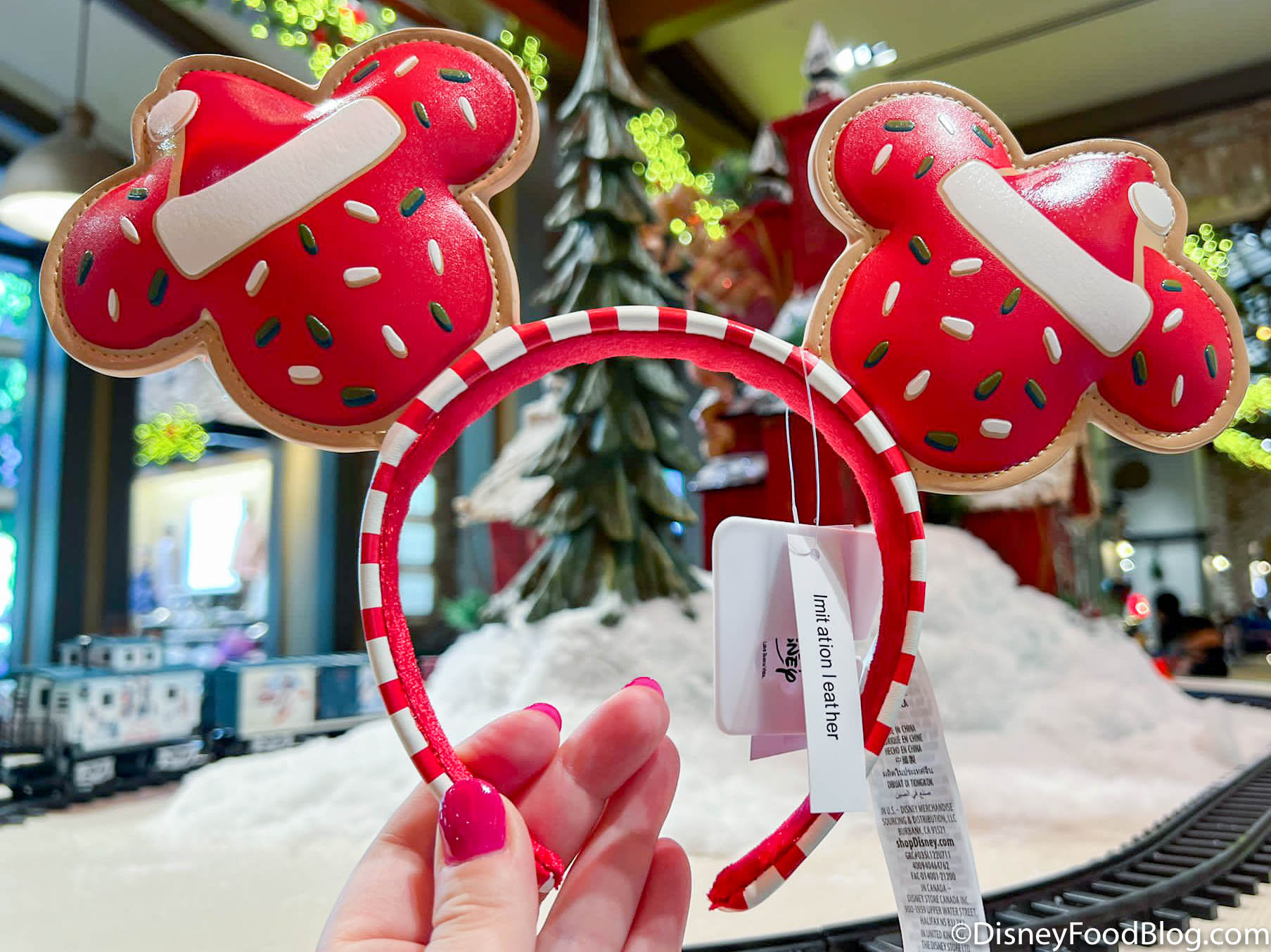 DLR California Adventure Christmas Holiday Mickey Ears Ornament DISNEYLAND 