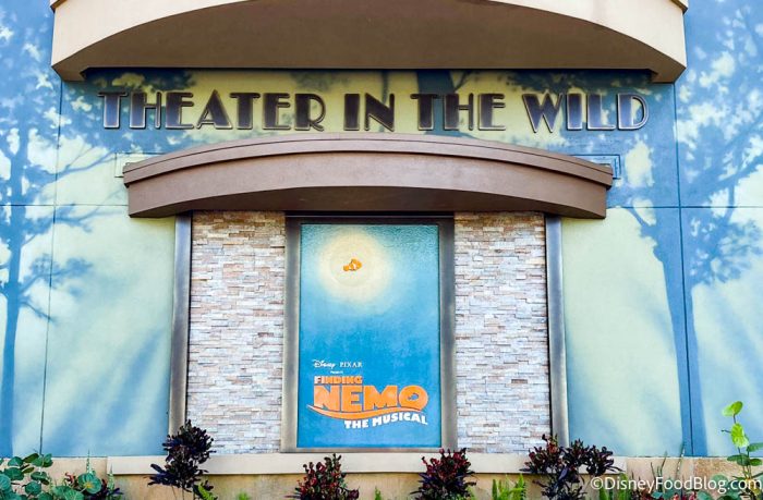 La entrada del teatro de Buscando a Nemo