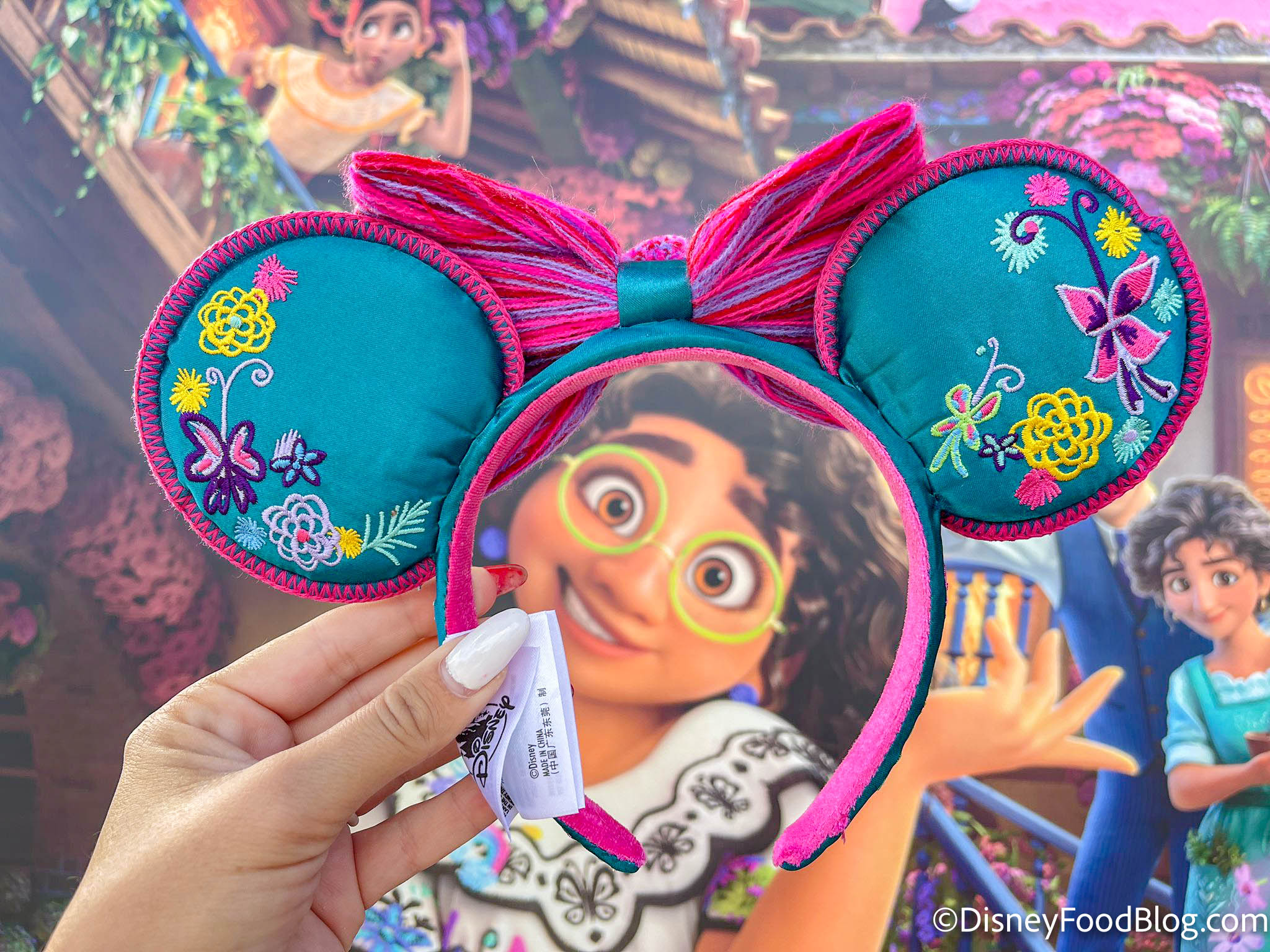 BNWT Minnie Mouse Ears Headband Disney Land World Minnie Bow Watermelon 